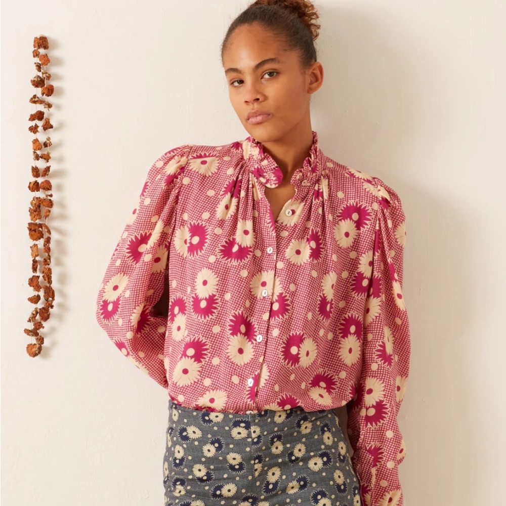 Alix of Bohemia Annabel Berry Daisy Shirt Size L